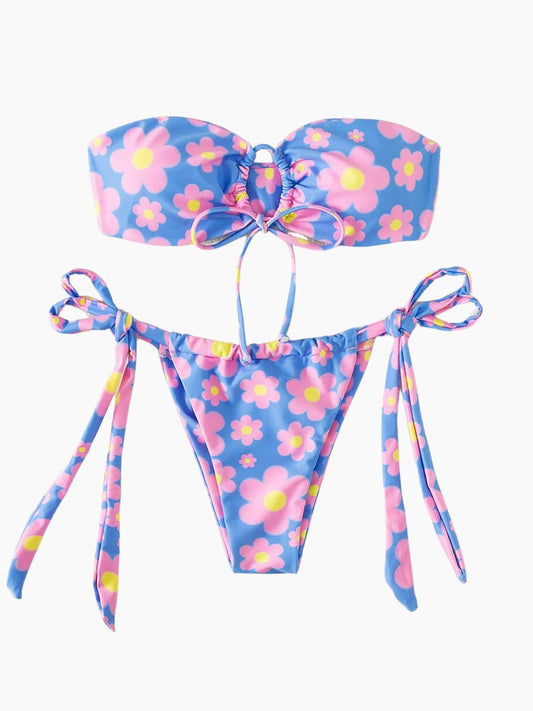 Coastal Floral Bikini Set