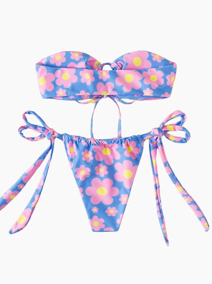 Coastal Floral Bikini Set